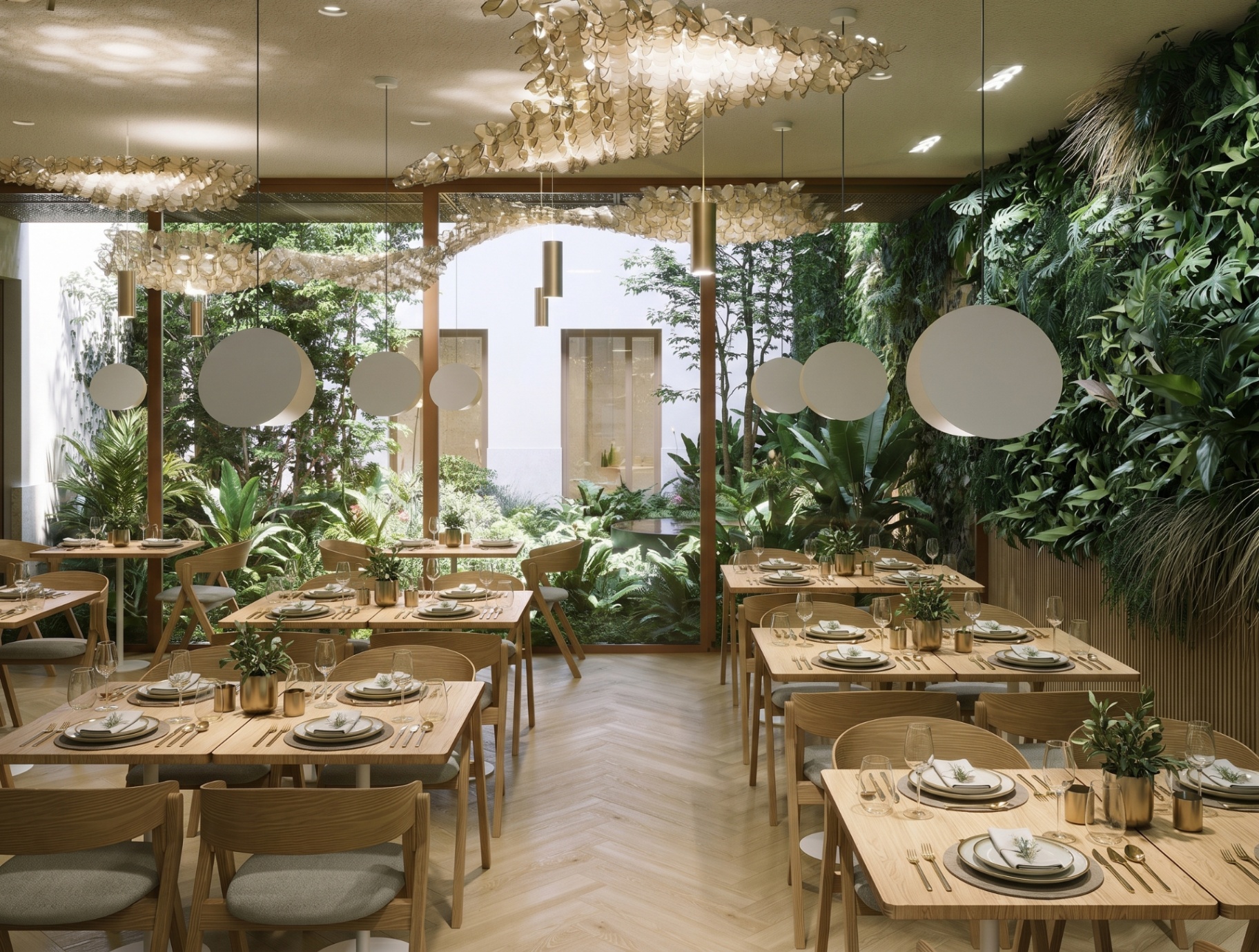 Commercial and wellness spaces