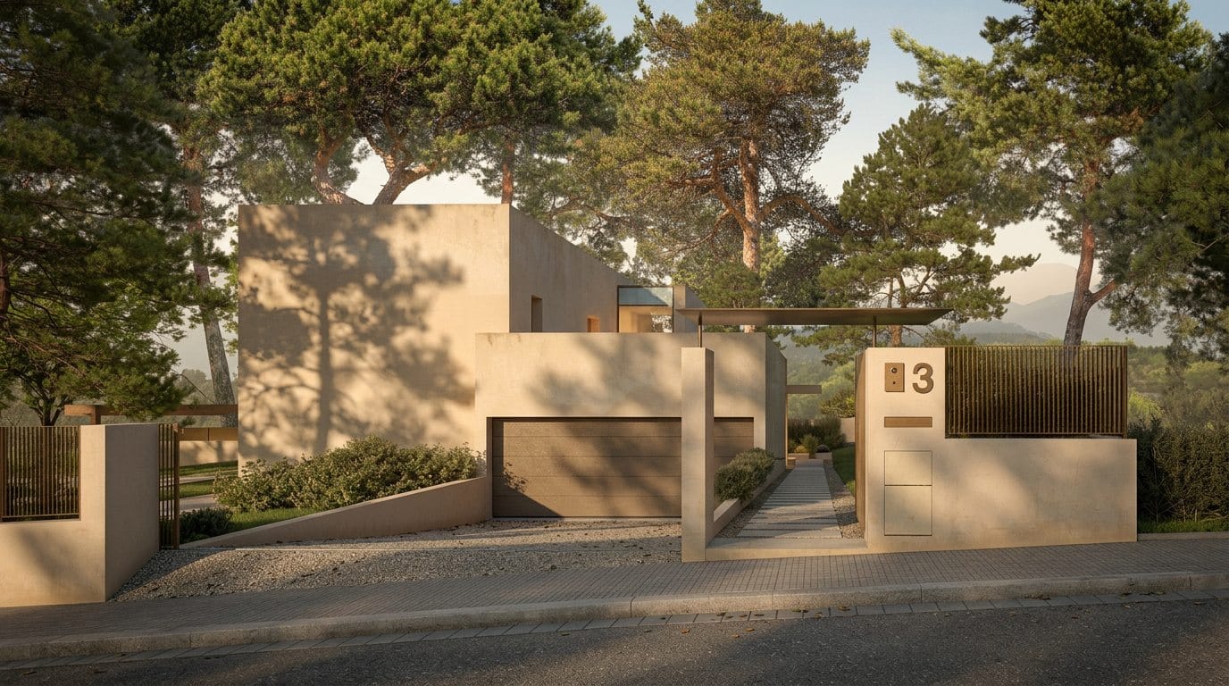 Family house in Begues — street entrance
